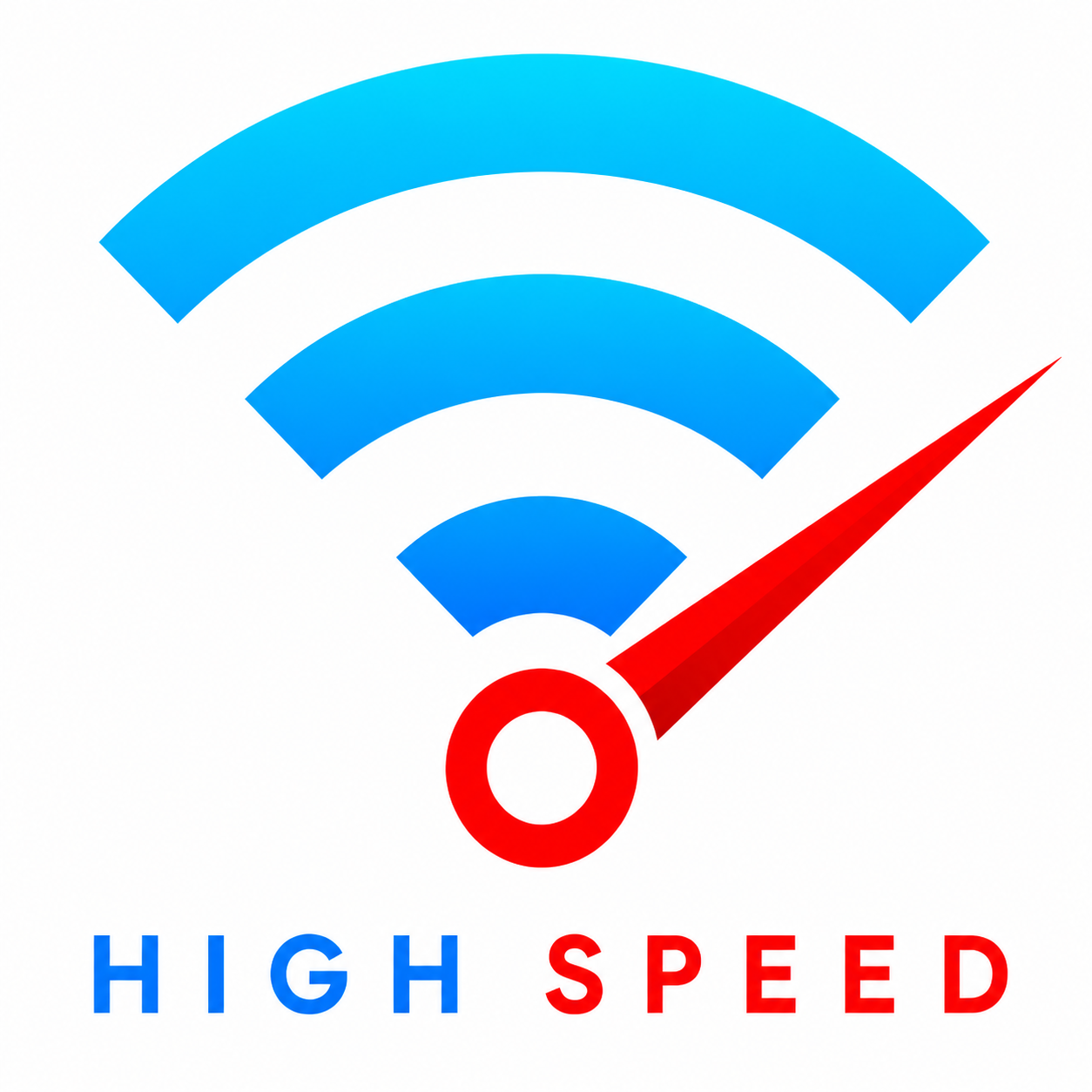 High Speed internet speed test logo